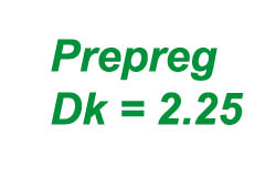 Introducción del producto preimpregnado DK = 2,2 F4 - pp220