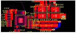 Sobre el uso de agujeros centrales en el diseño de PCB