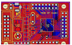 Resta de diseño de la placa de copia de PCB