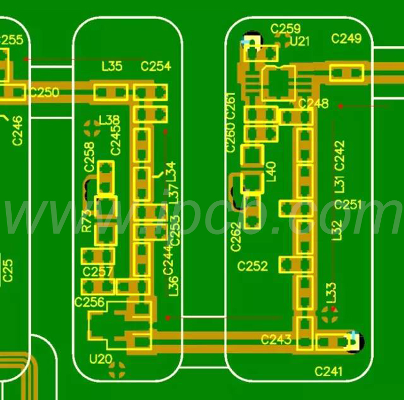 Penghalaan pcb rf