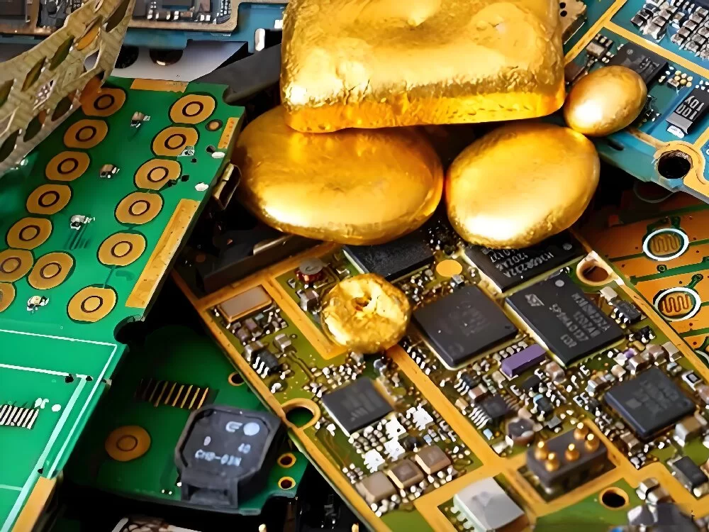 Extracting gold from PCB boards 