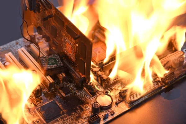 Burning circuit boards